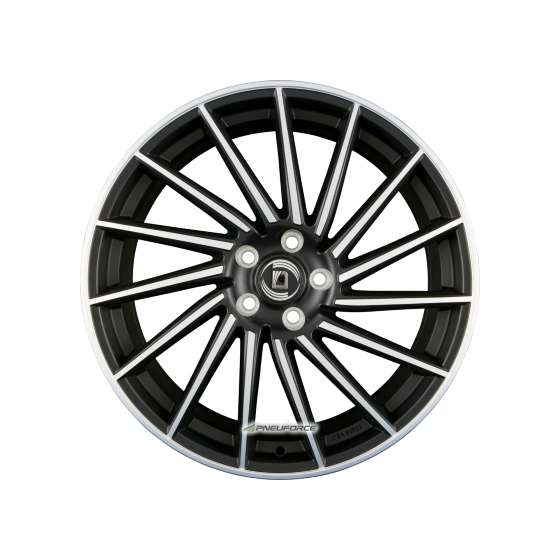 DIEWE WHEELS BRIOSA NERO MACHINED - Schwarz Matt Frontpoliert
